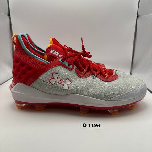 UNDER ARMOUR Harper 8 sz 14 Baseball Cleats 3026591-104 - Picture 7 of 8